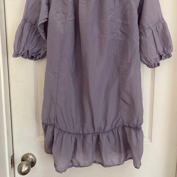 Silky Blouse Tunic Mauve Purple Made in Italy - Picture 4 of 14